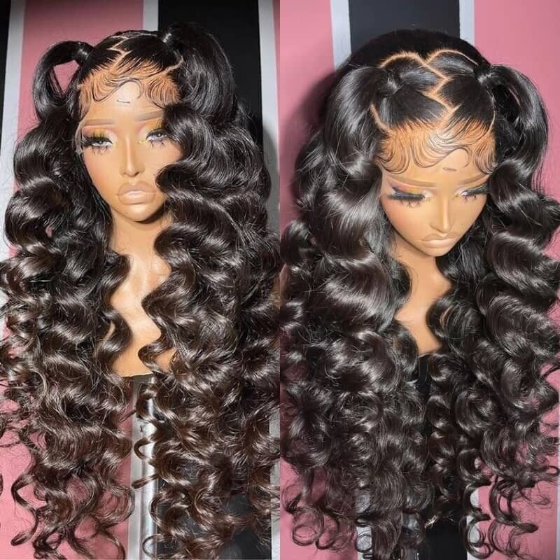 Human Hair Wigs Lace Front Wigs 30inch 36inch Deal Extra Long Women Wigs Wavy