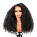 Human Hair Wigs Glueless Ready To Wear Natural Fluffy Curly Lace Front Women