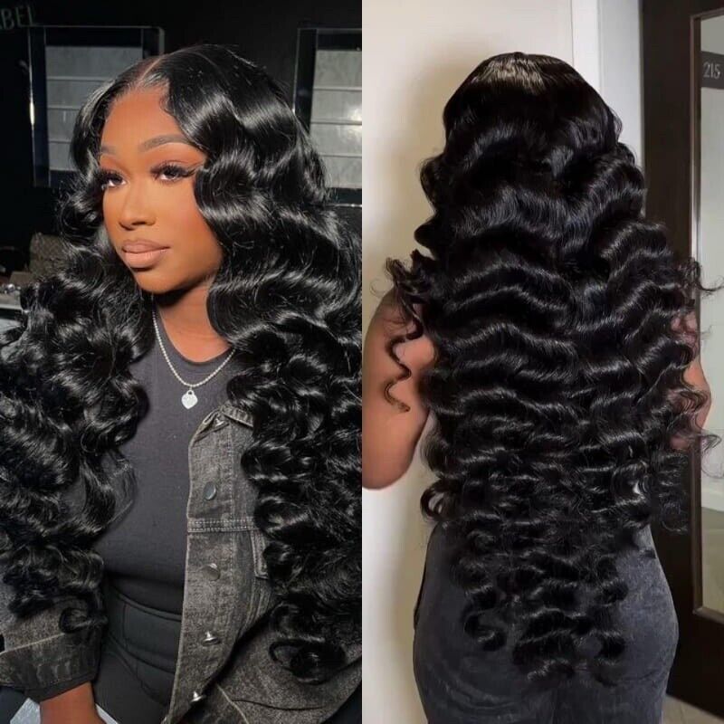 Human Hair Wigs Lace Front Wigs 30inch 36inch Deal Extra Long Women Wigs Wavy