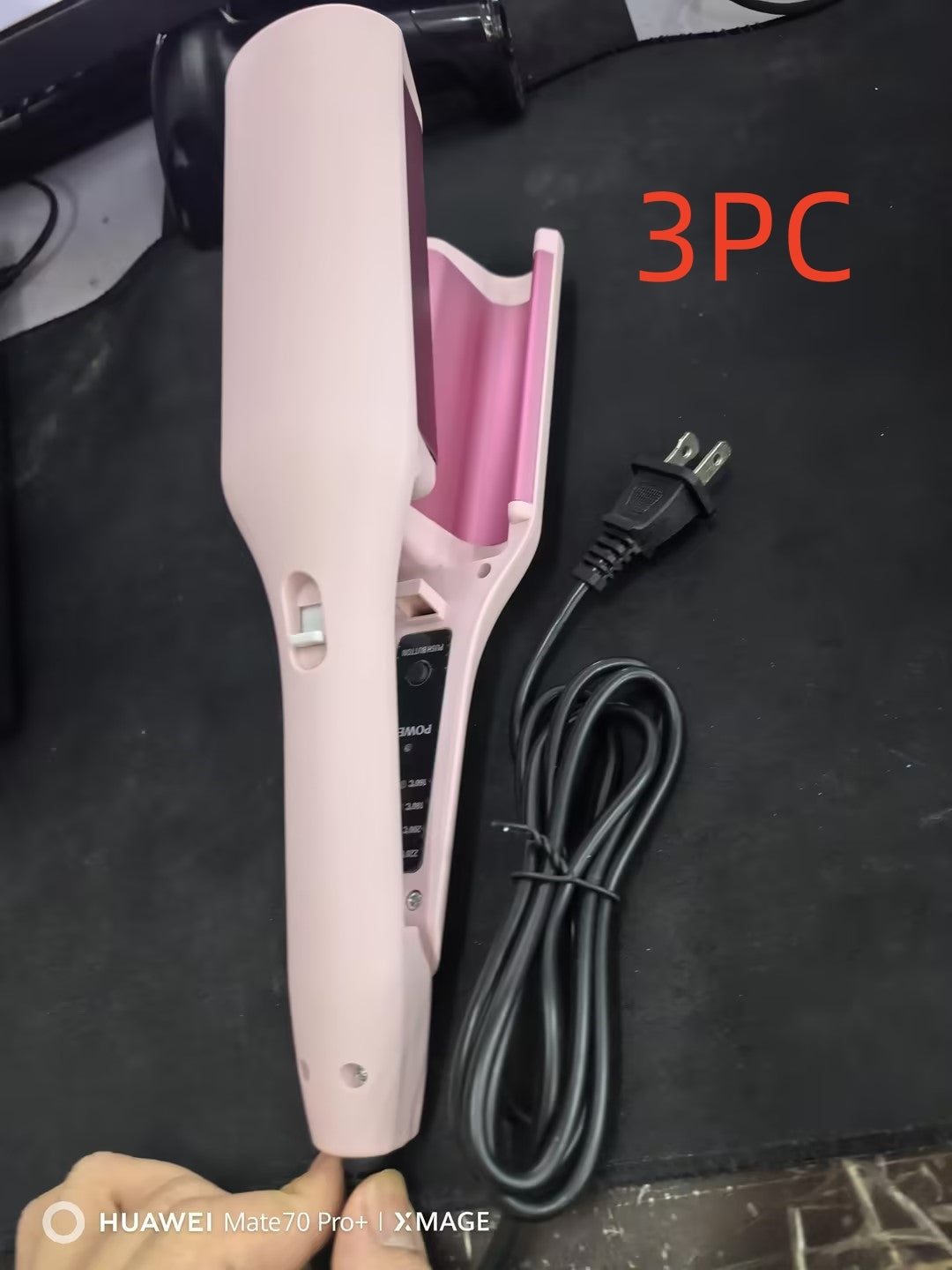 Hair Curling Iron 32mm Deep Wave Hair Curler 4 Temperature Adjustable Fast Heating Crimping Iron Styler Wand For All Hair Style