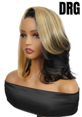 Honey Blonde Ombré Styled 13x6 ready to wear Lace Front