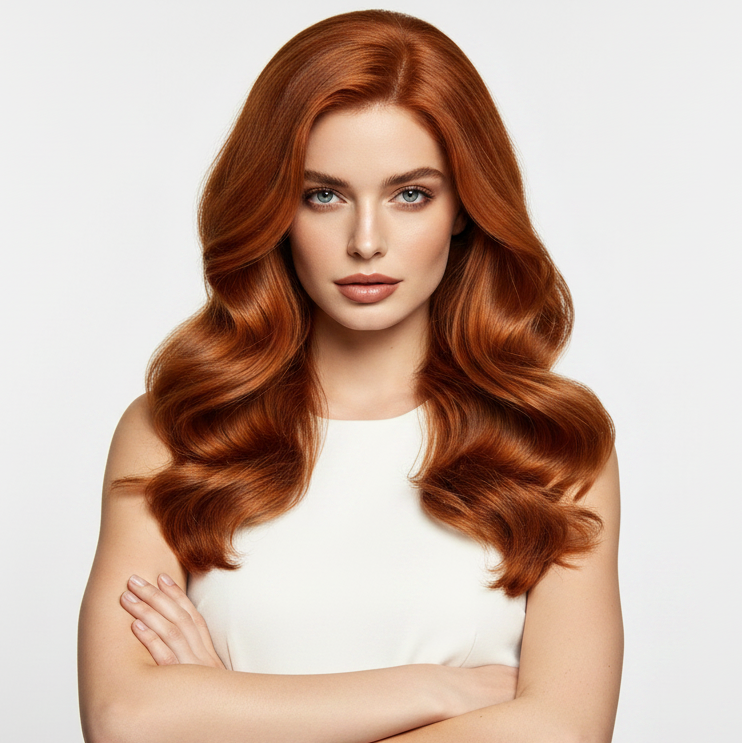 Ginger body wave lace frontal
