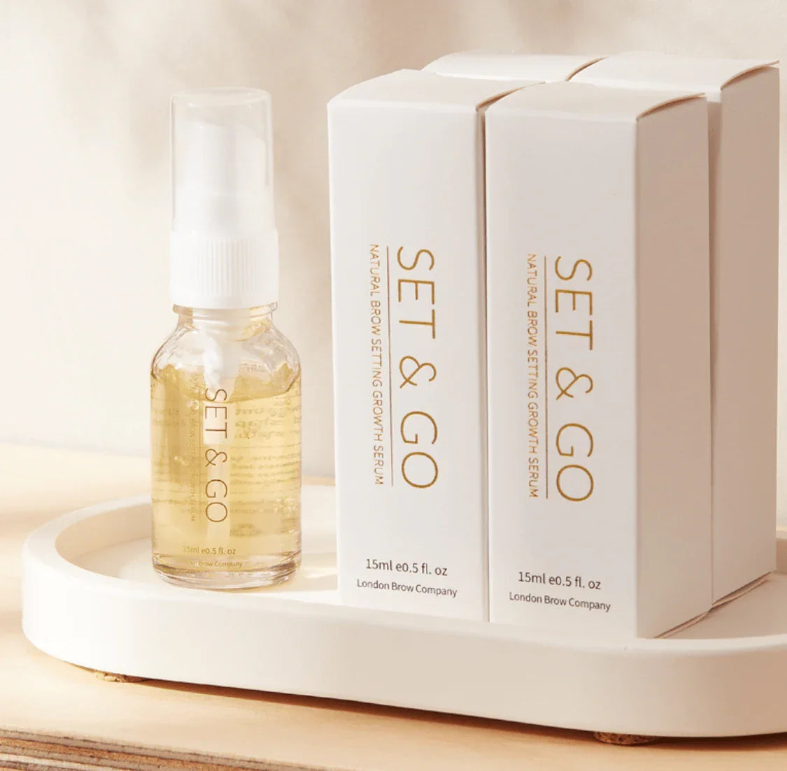 Set & Go Brow & Lash Growth & Setting Serum