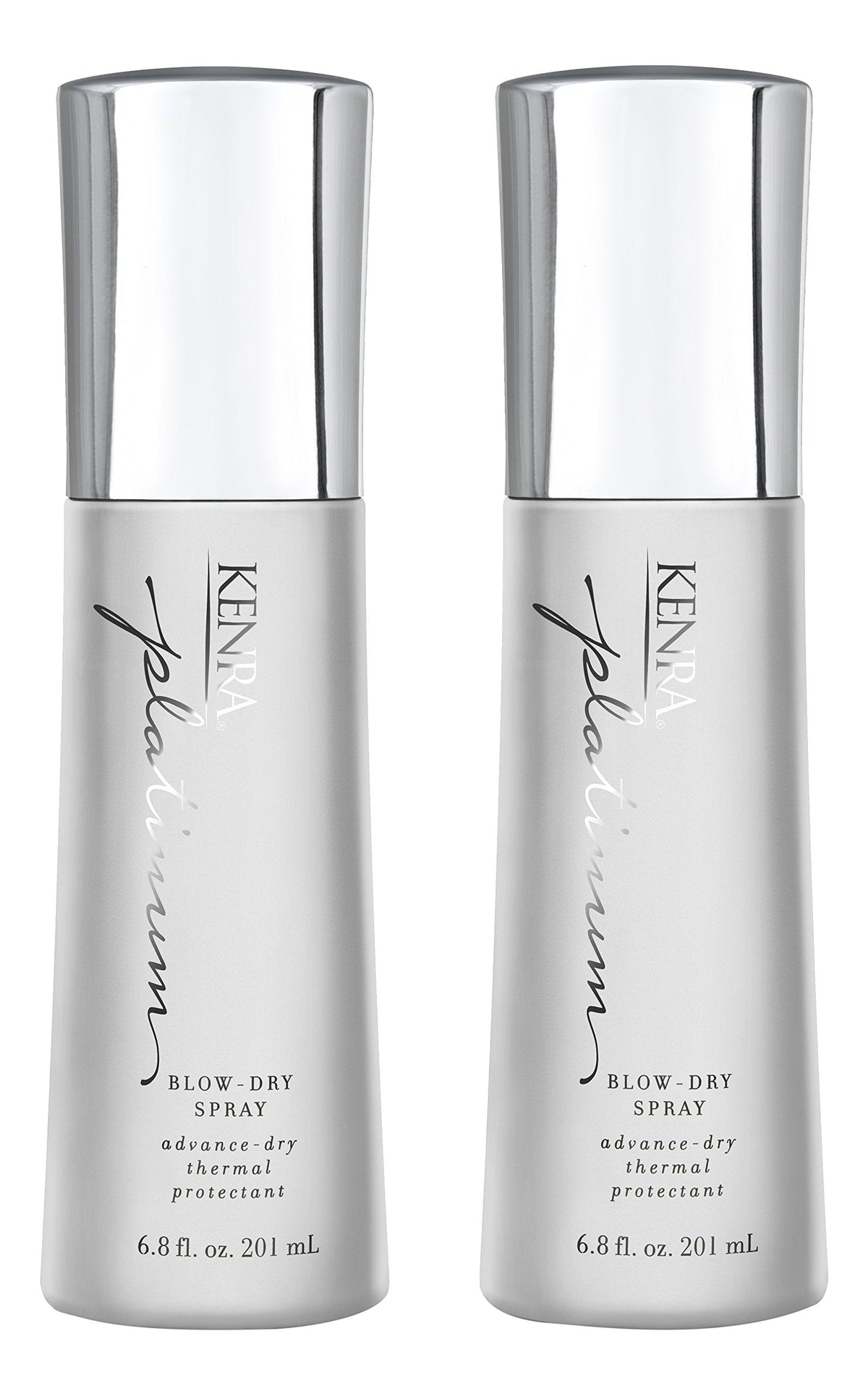 Kenra Platinum Blow-Dry Spray – Fast Dry, Heat Protection & Frizz Control | 2-Pack 6.8 oz